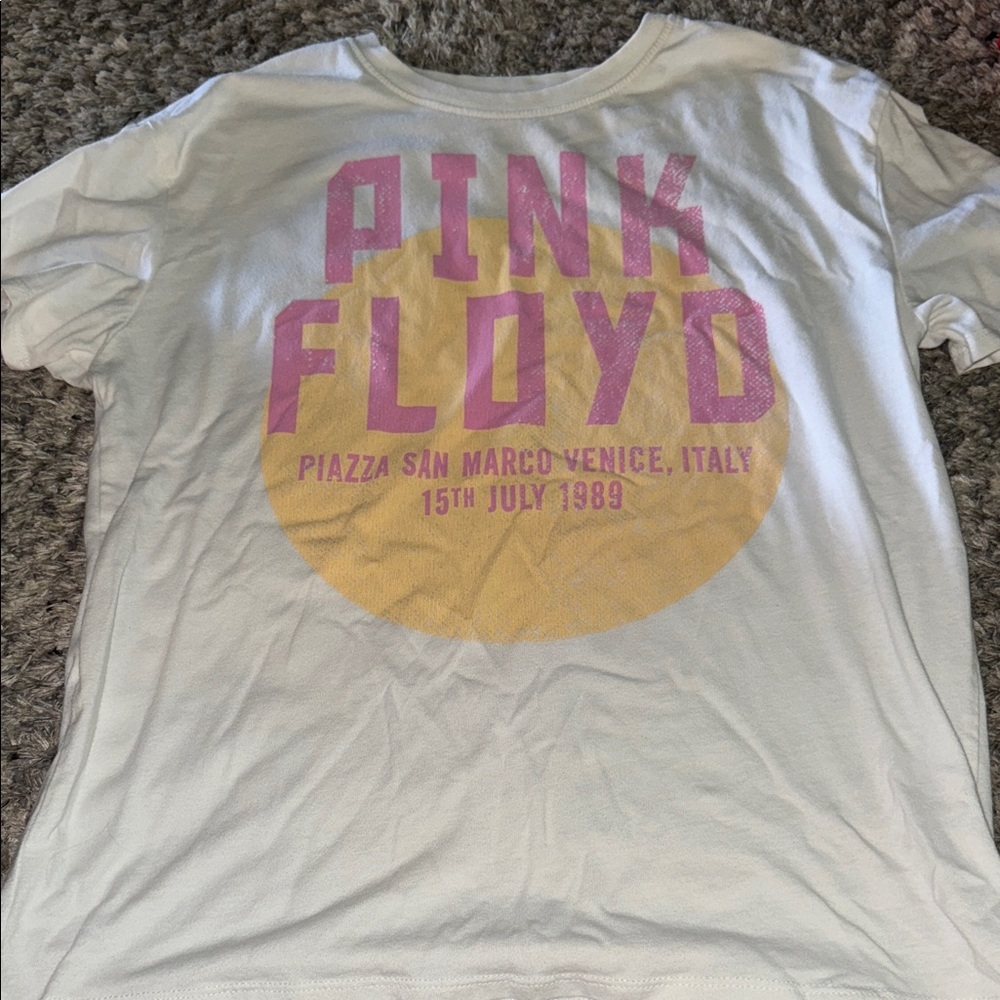 Pink Floyd White and Pink Kids Tee